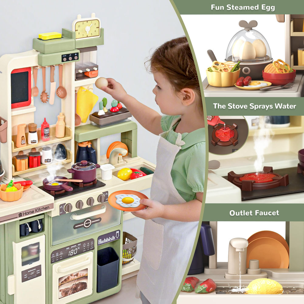 Cossy Play Kitchen 88 accessories set for a complete pretend cooking experience