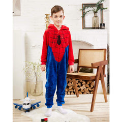 COSUSKET blue-red pajama warm yet lightweight fleece for chilly days