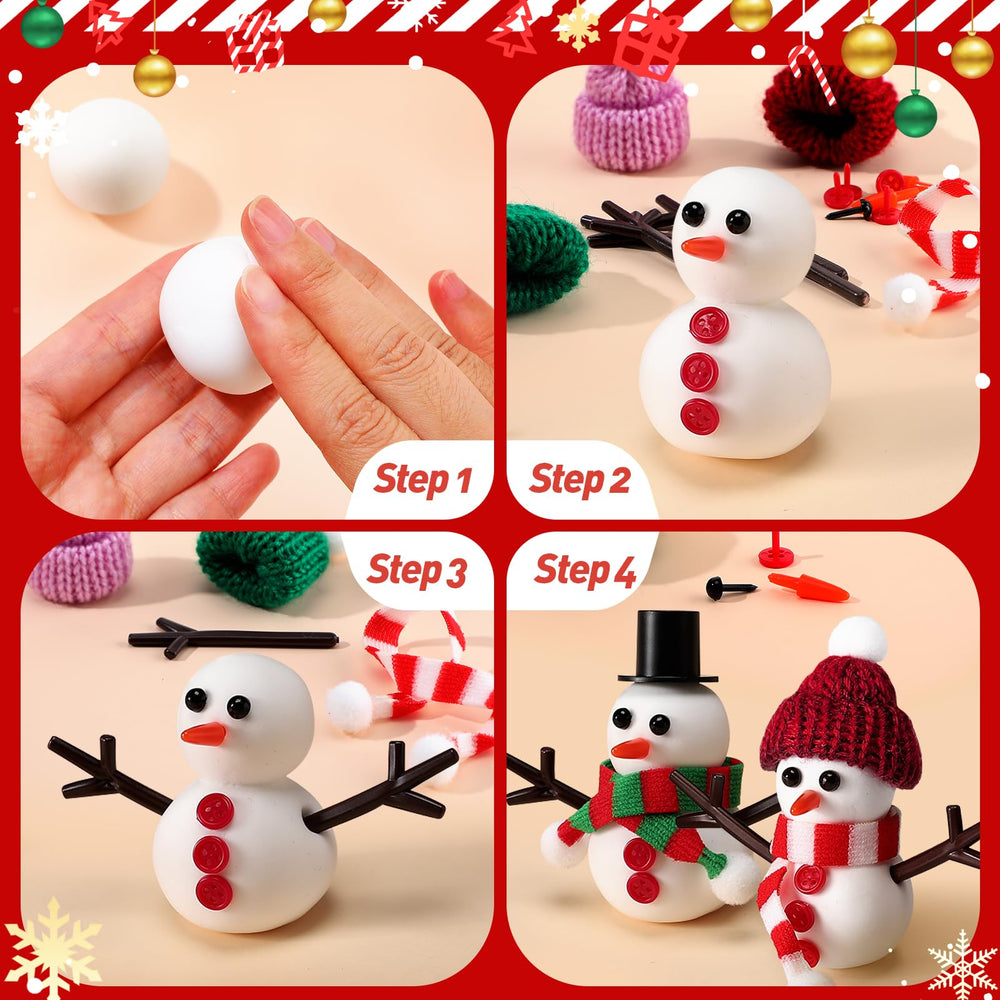 Cosweet snowman black eyes offer expressive features for friendly snowmen