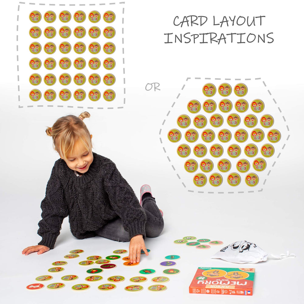 Cottify memory game invites family play and gentle competition for toddlers.