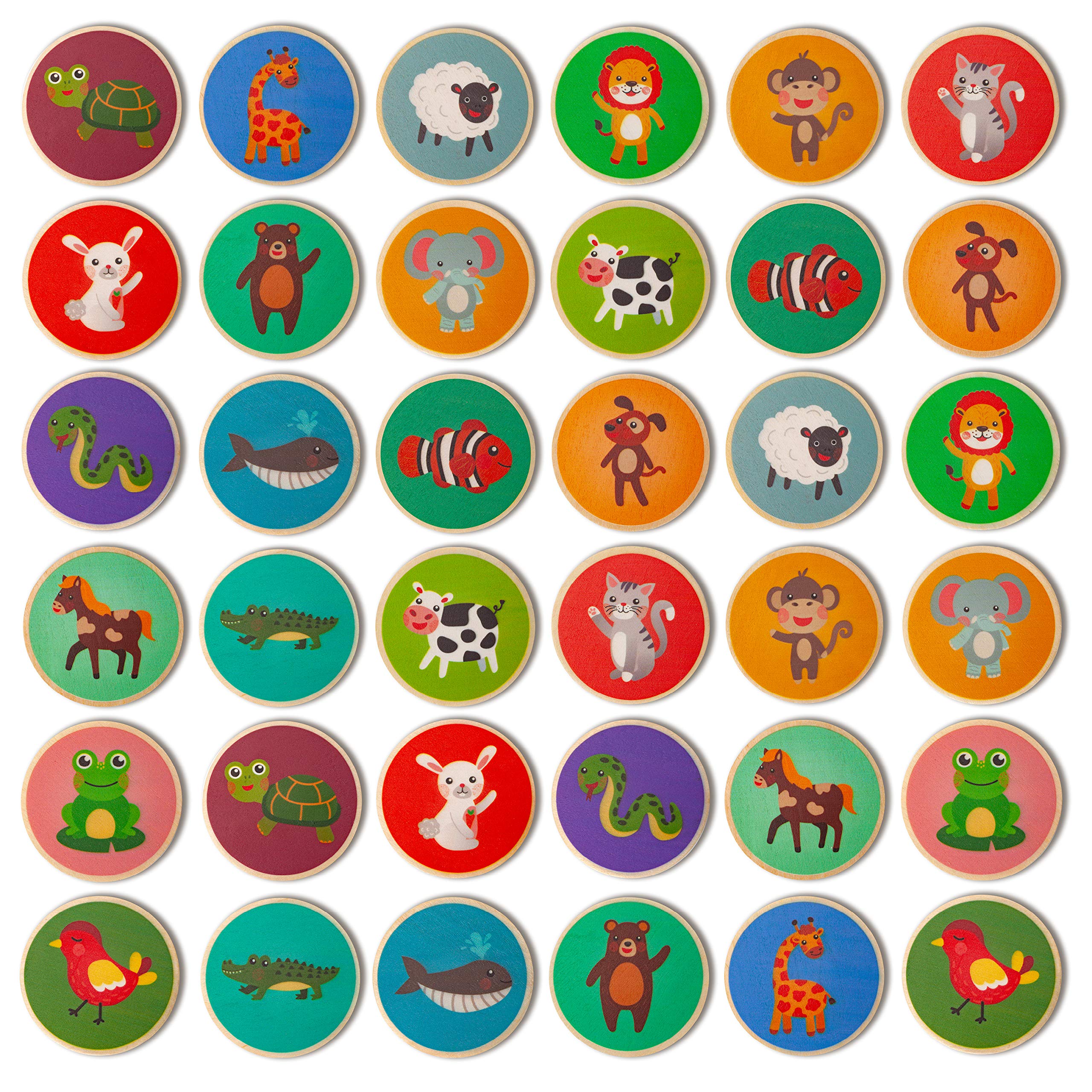 Cottify Montessori-inspired circular cards aid concentration and cognitive development.