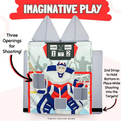 Couch Swag Hockey Play Panel inspires imaginative, collaborative play.