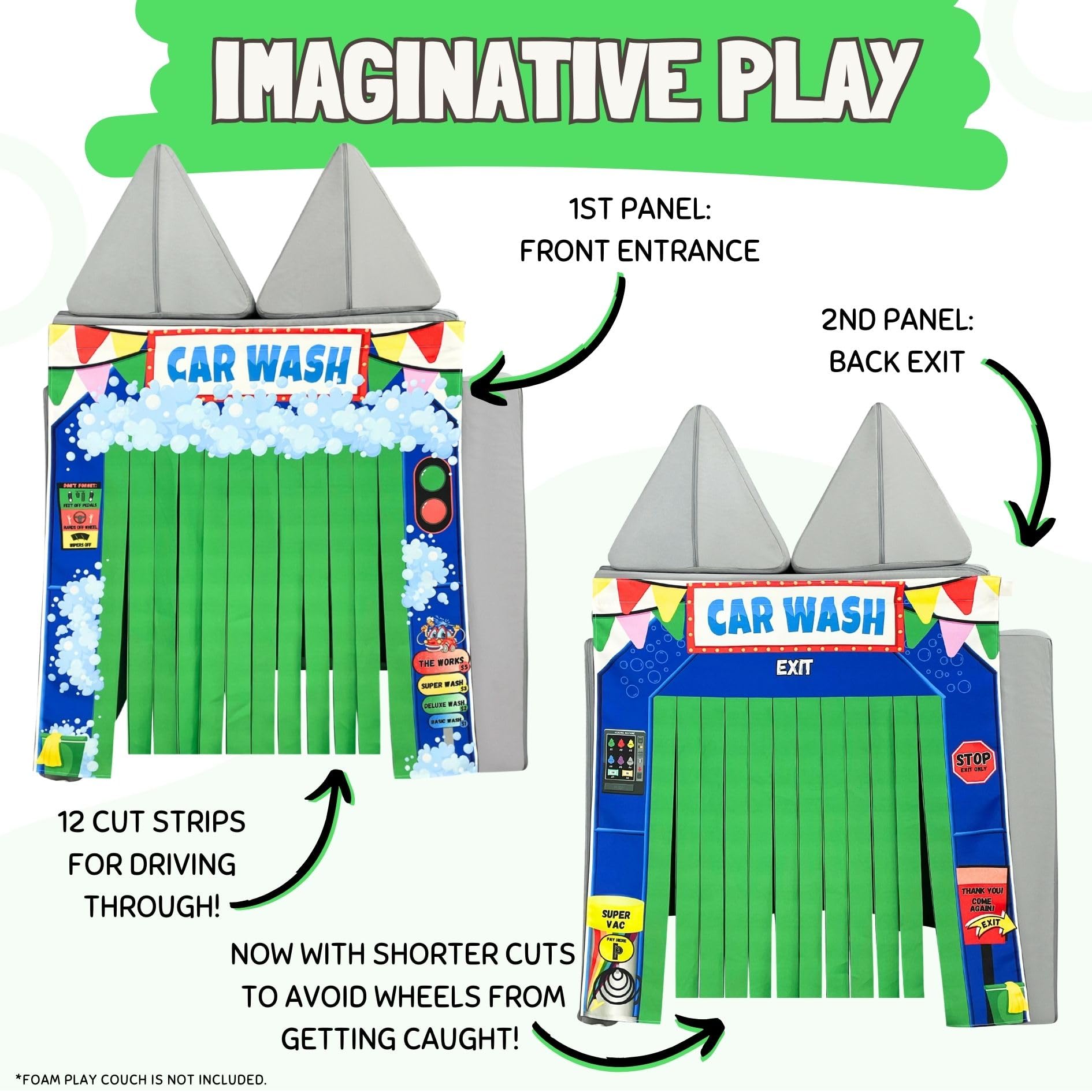 Couch Swag Play Panel pretend soap bubbles invite creative play