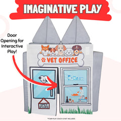 Durable polyester blend material supports active play