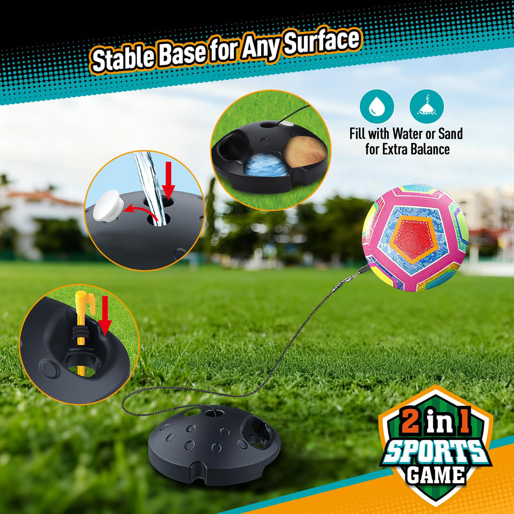 COUOMOXA quick setup turns any area into a mini soccer station