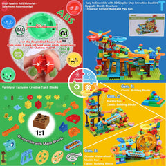 COUOMOXA Marble Run magic elephant module sparks imaginative engineering challenges.