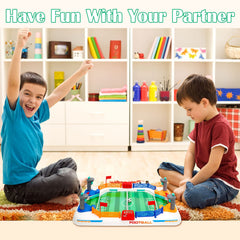 COUOMOXA portable tabletop soccer for easy transport and setup