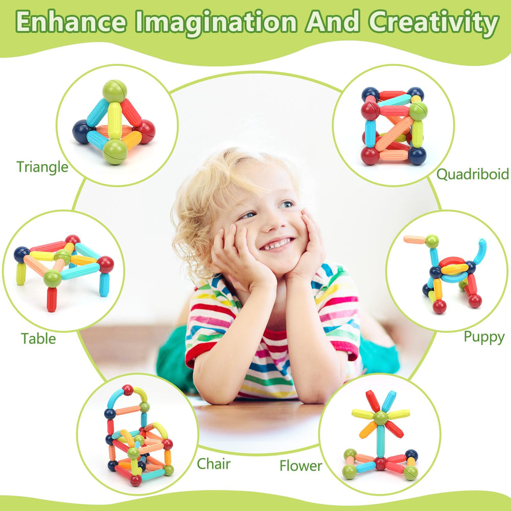 COUOMOXA STEM toy for ages 3-5 promoting open-ended play.