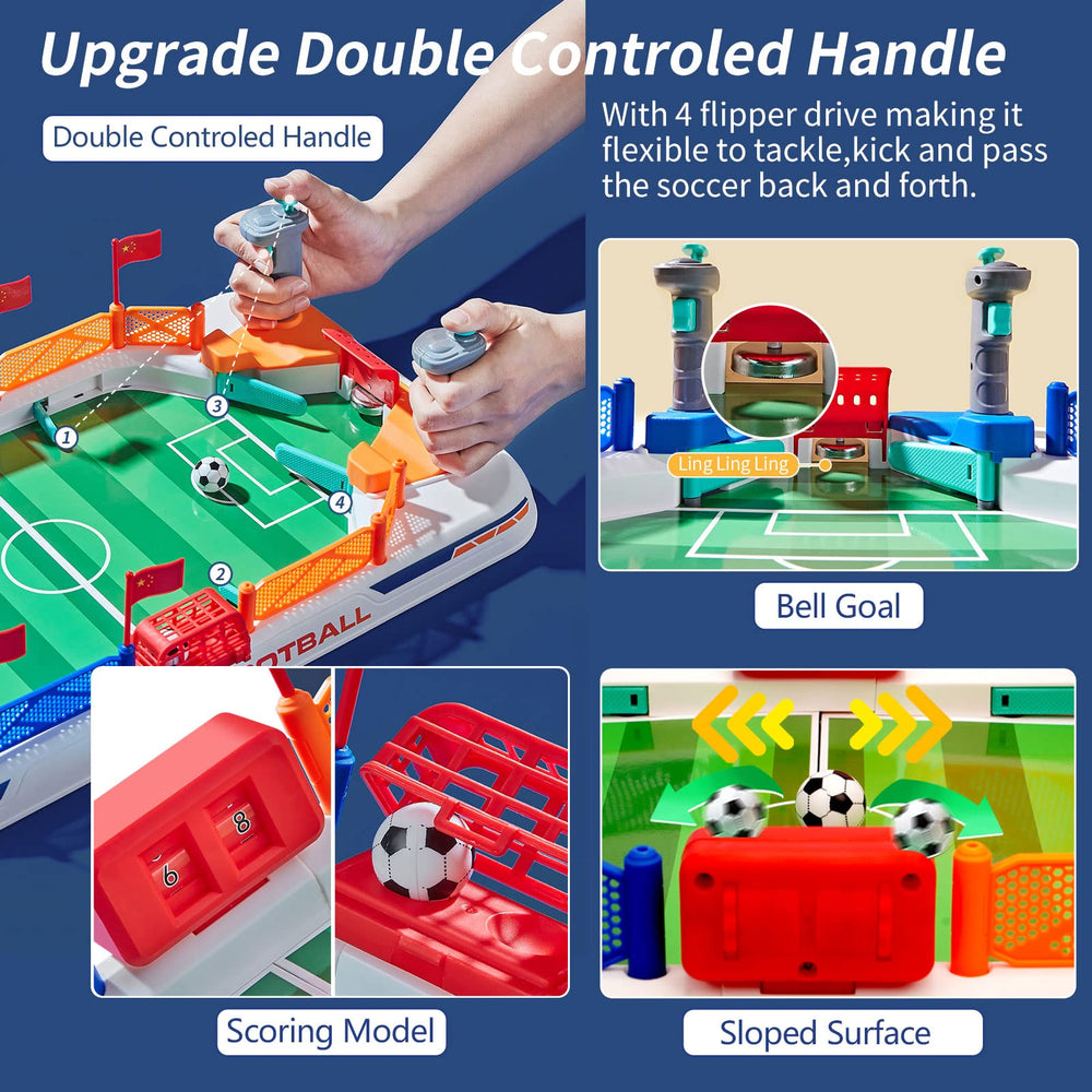 COUOMOXA upgrade mini football field 20x11.8 inch for family games