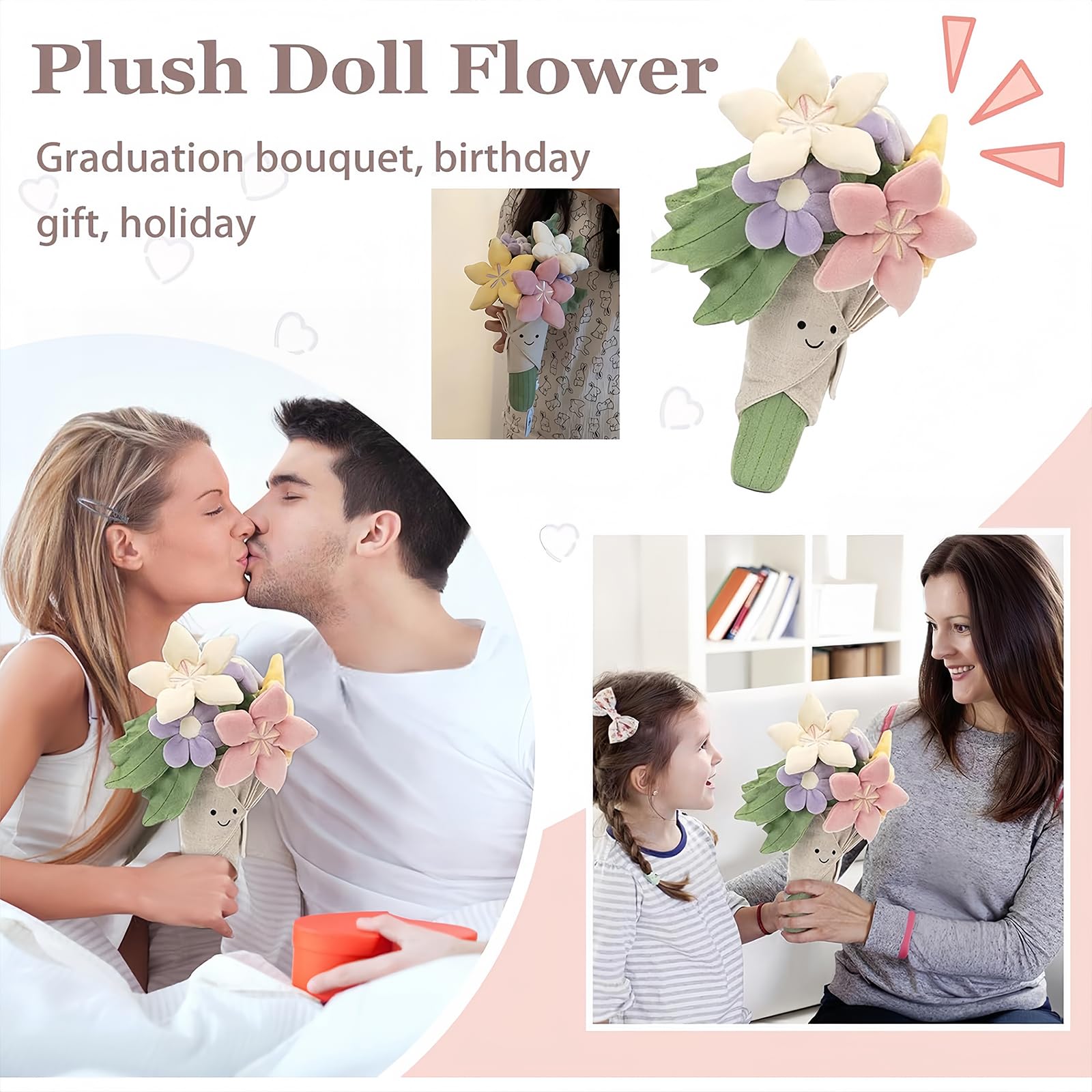 Courtco flower plush gift idea for Valentine’s Day and birthdays