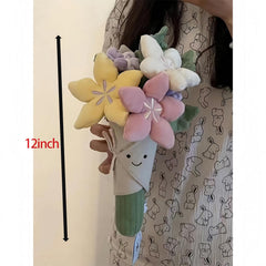 Courtco flower plush room decor in vibrant colors for kids' spaces