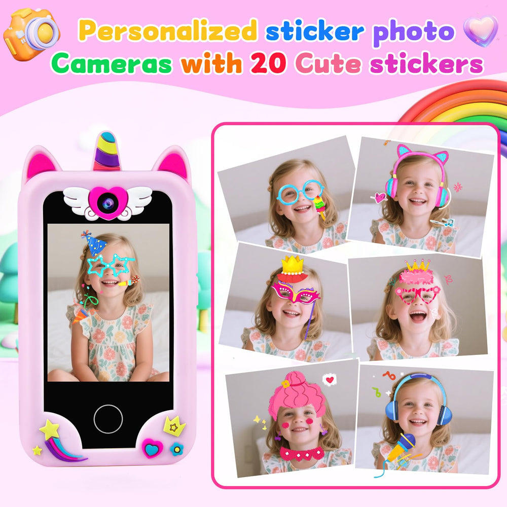 Covanm unicorn silicone case protecting the toy phone