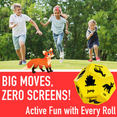 Covelico Animal Exercise Dice roll featuring frog-jump action to boost coordination