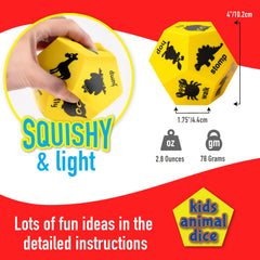 Covelico Animal Exercise Dice icons used for group play and turn-taking
