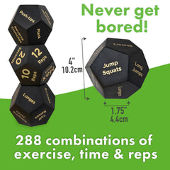 Covelico dice set arm-exercise focus for upper body routine