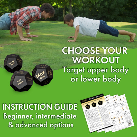 Covelico fitness dice used in group workout for family fitness