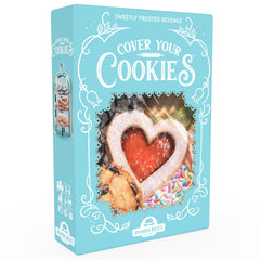 Cover Your Cookies artwork on cards sparks a lively family game night.