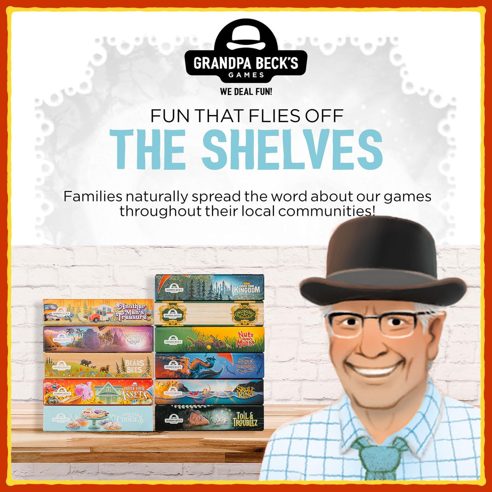 Cover Your Cookies box-play environment highlights quick setup and portability.