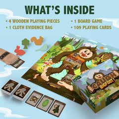 Covered Wagon Games I Caught Bigfoot playing cards offer replayability.