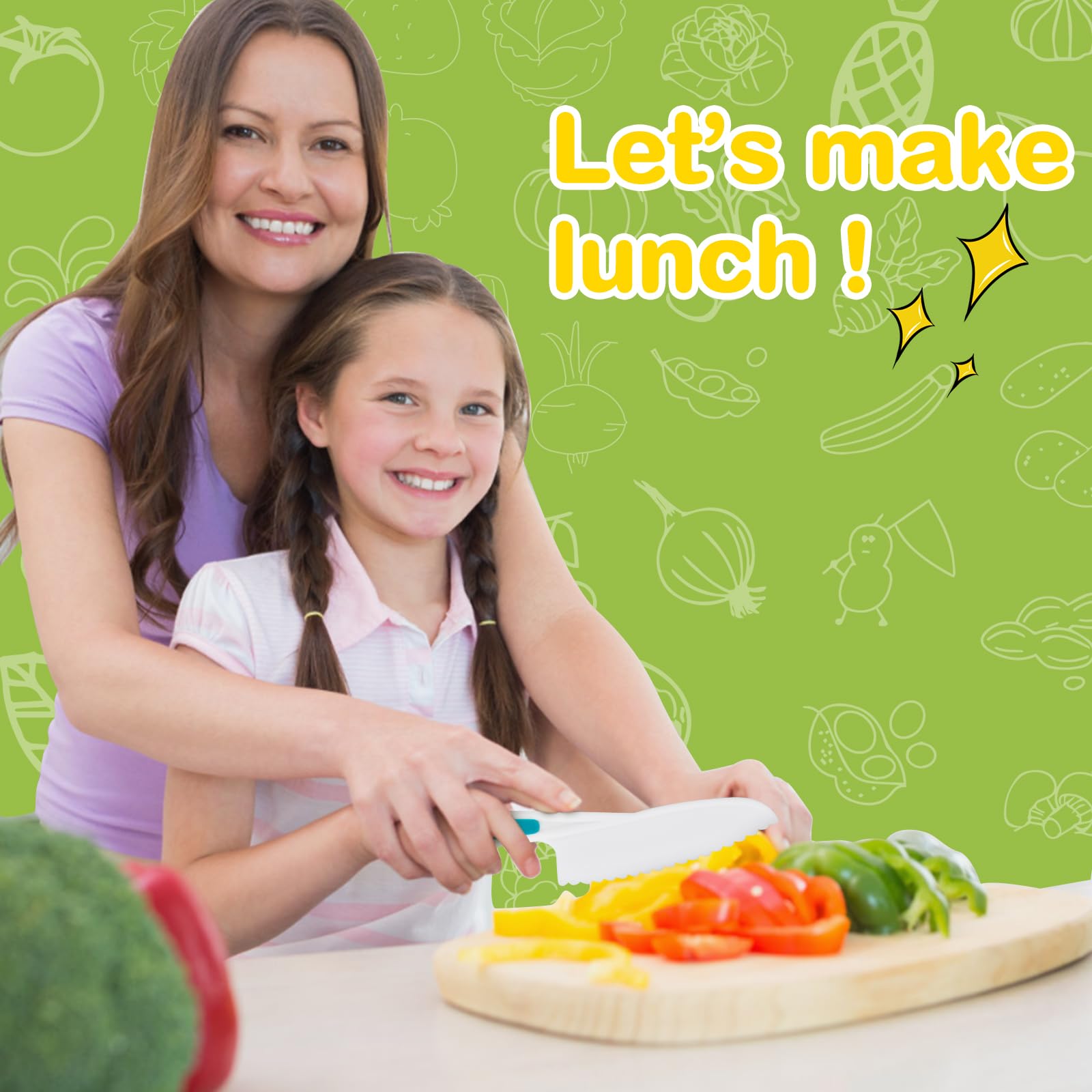 COVLUROTO Y-shaped peeler added for budding cooks.