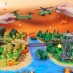 Covsen Army Men tanks and vehicles for strategic pretend missions.