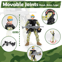 Covsen Army tank with movable turret for tactical play objectives