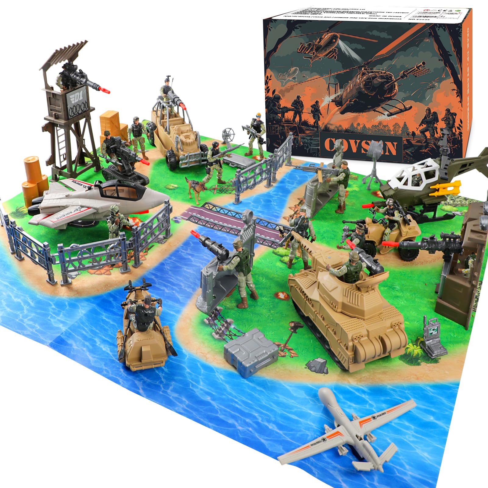 Covsen watchtower and fortifications for base-building adventures