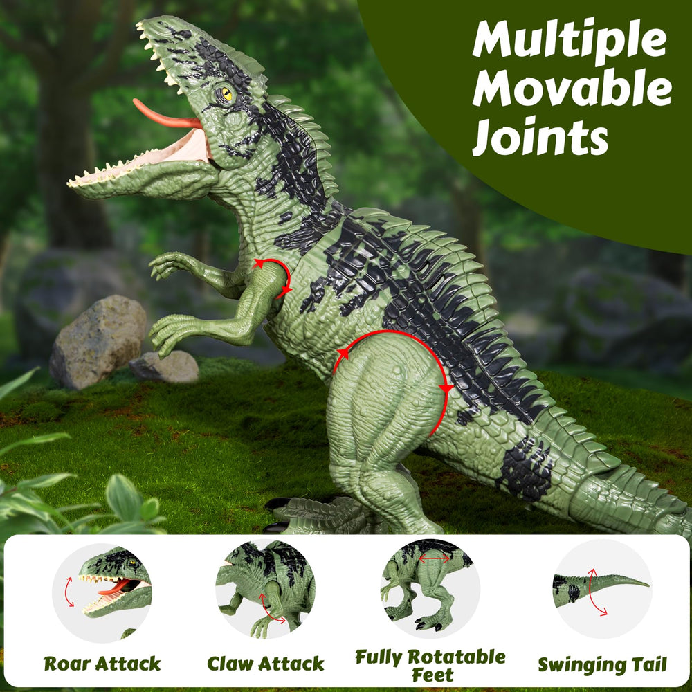 Built-in lights illuminate the toy for dramatic play