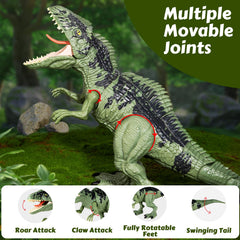 Built-in lights illuminate the toy for dramatic play