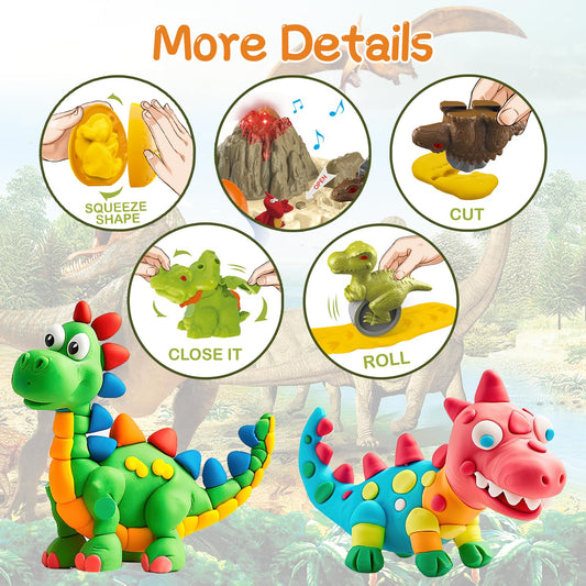 COVTOY dinosaur molds and eggs invite imaginative play.