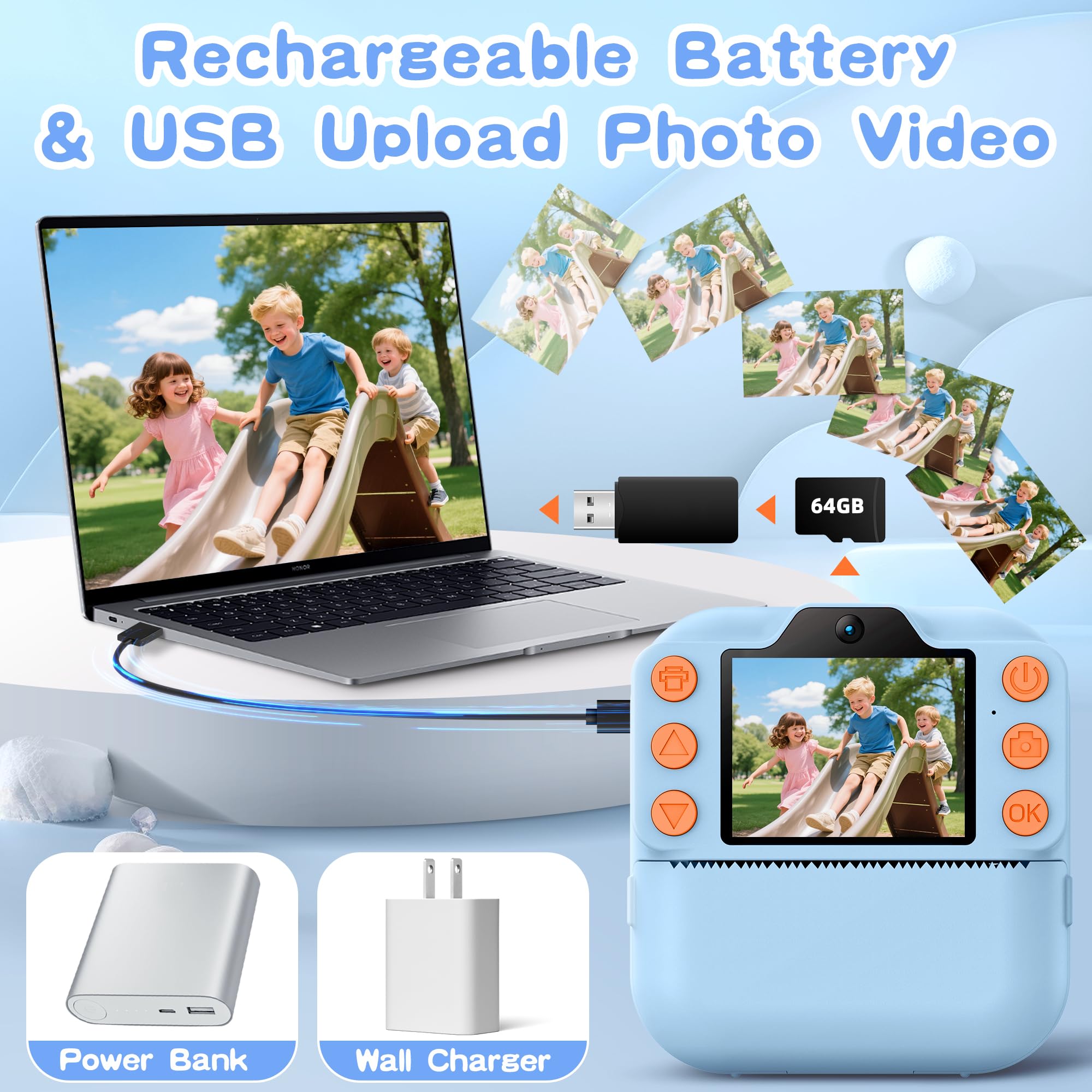 Coxlame on-the-go camera in use during travel or school