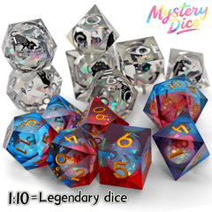 Coyeekn enamel pin included with Mystery Dice Set for stylish display.