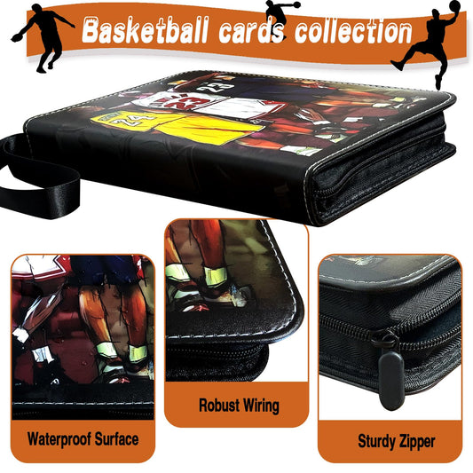 COYORO 3-ring card binder with zipper keeping contents secure during transit