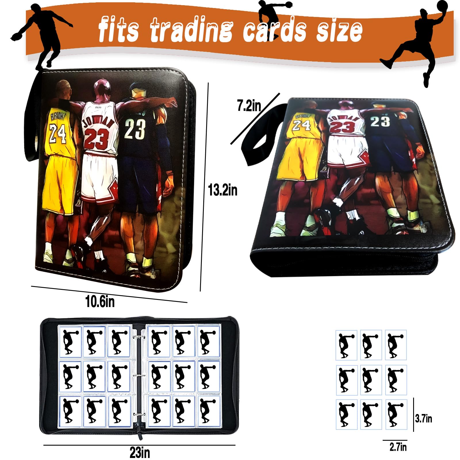 COYORO side-loading pocket design prevents cards from slipping out