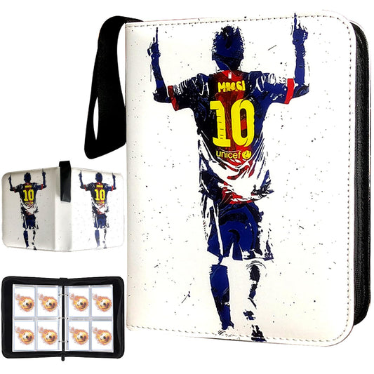 COYORO Soccer Card Binder front cover, sleek design for easy on-the-go card storage.