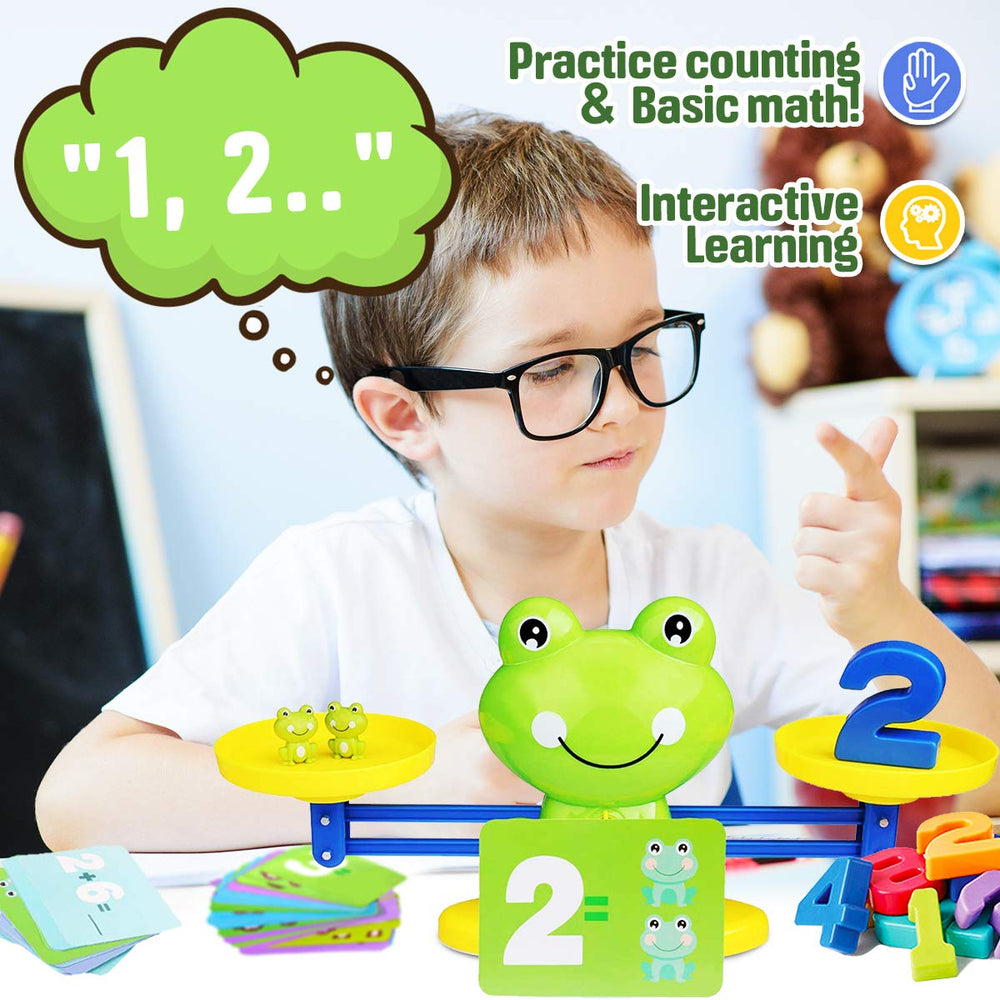 CozyBomB green frog weight adds playful balance challenge.