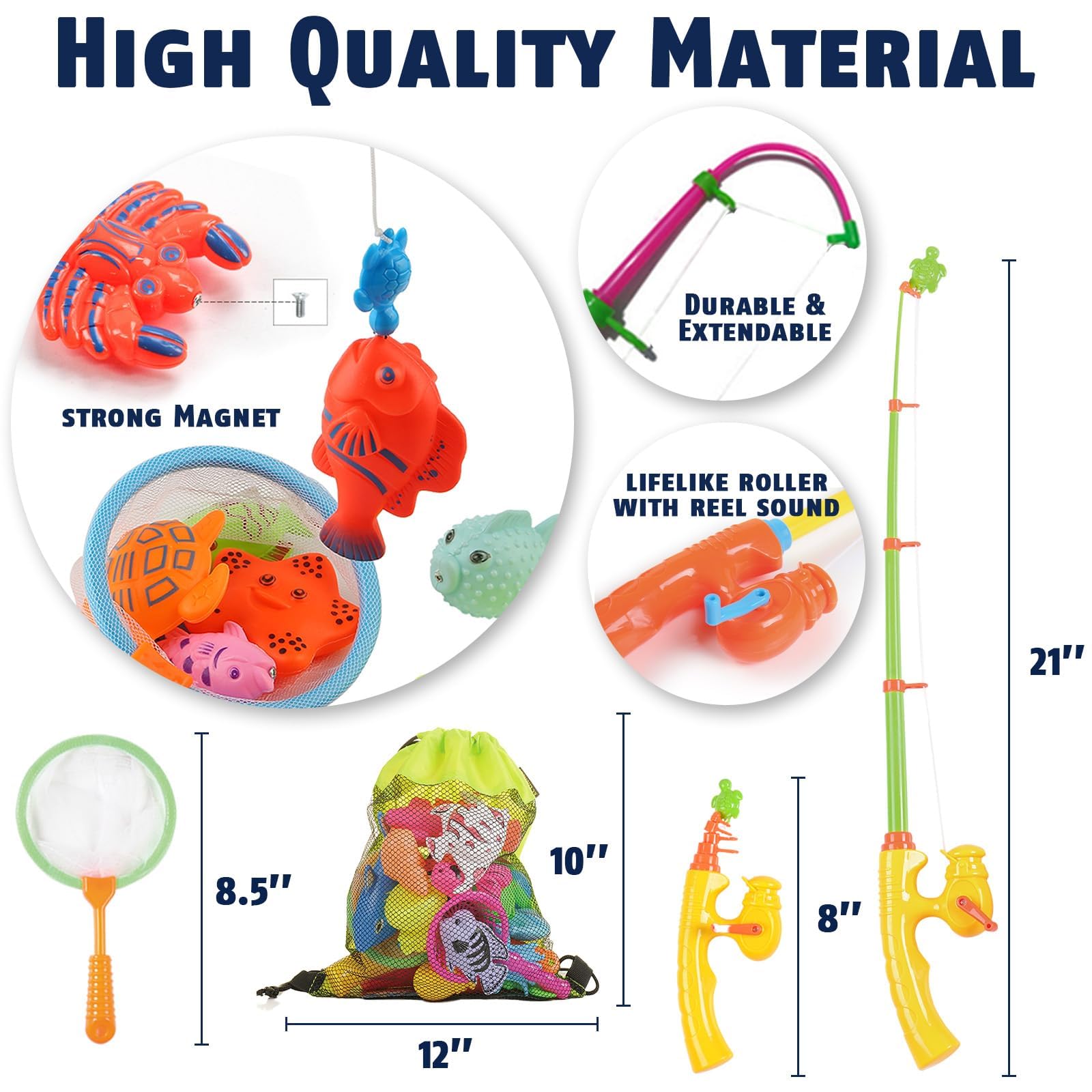 CozyBomB magnetic fishing toys pool-party kit promotes social play outdoors.