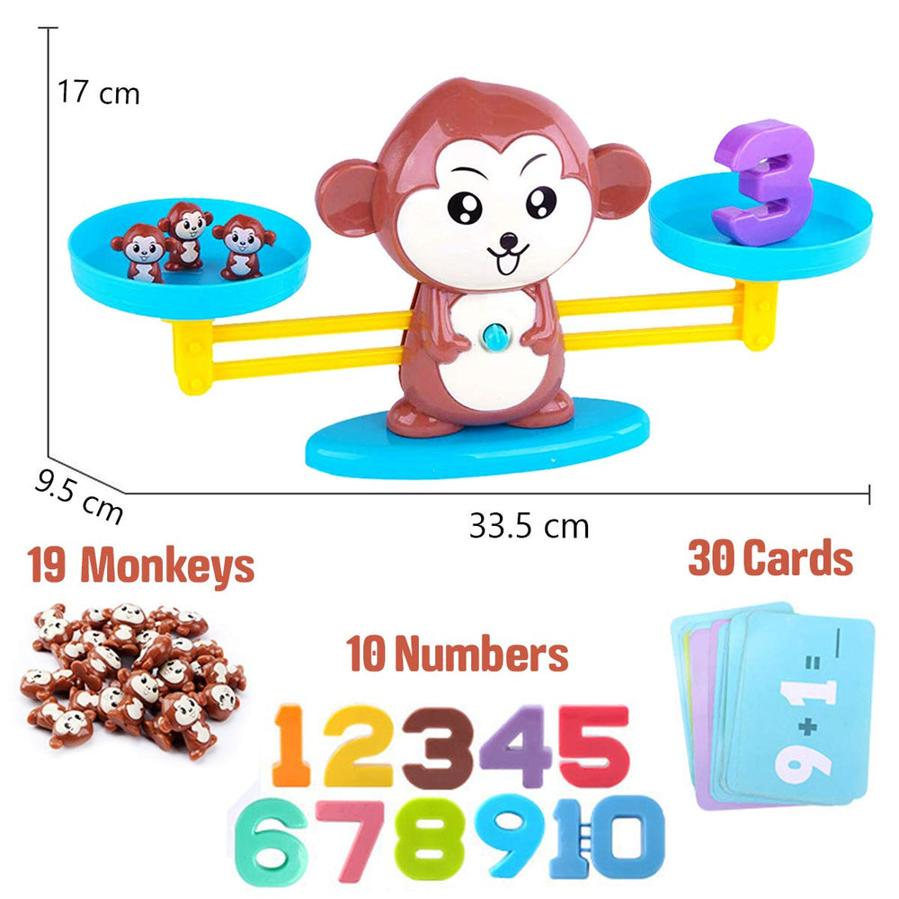 CozyBomB Monkey Scale instruction leaflet guiding easy setup and use.