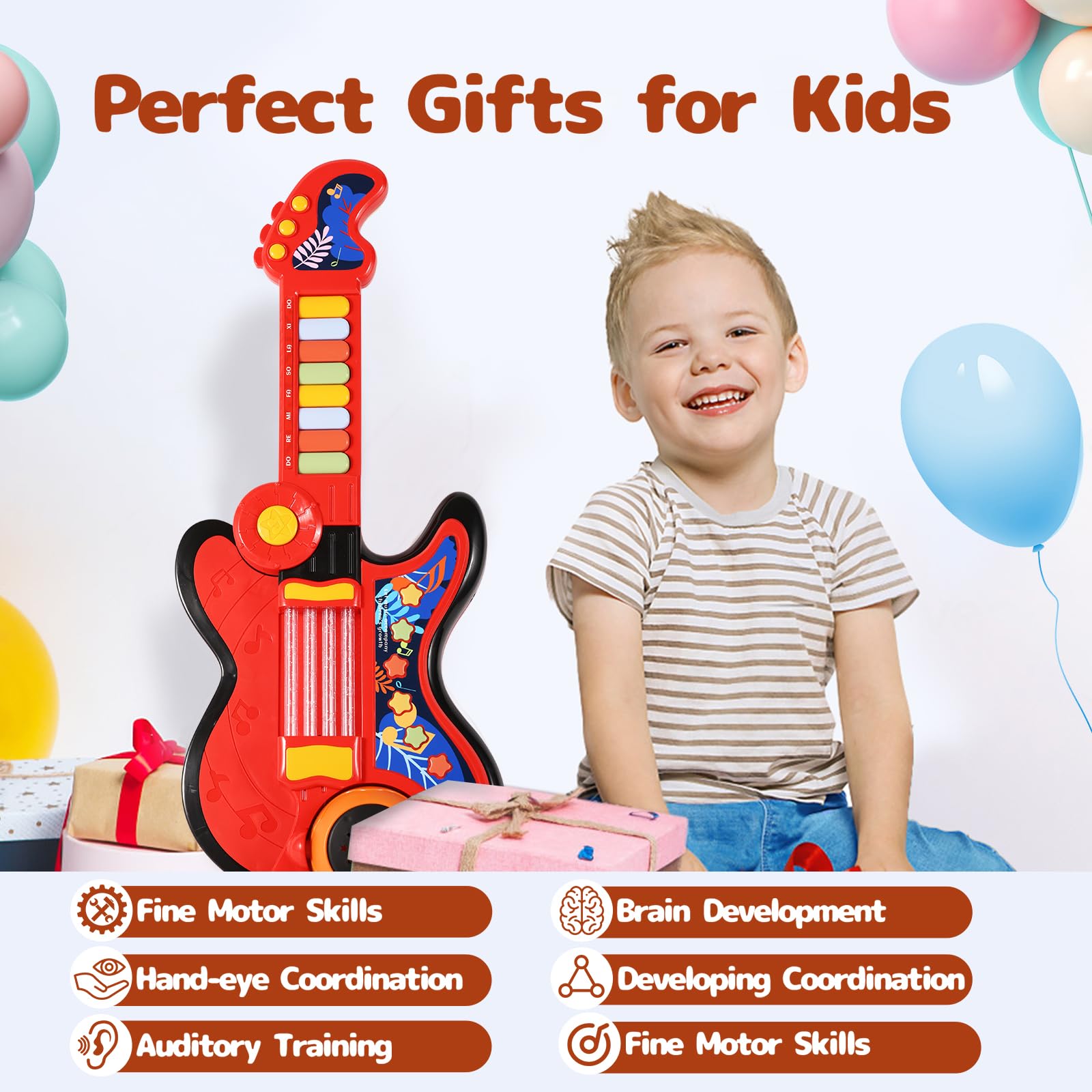 Cozybuy Kid Guitar gift-ready packaging suits birthdays and holidays