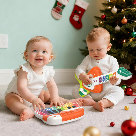 Cozybuy sensitive-touch keys enable effortless, finger-friendly music play for toddlers.