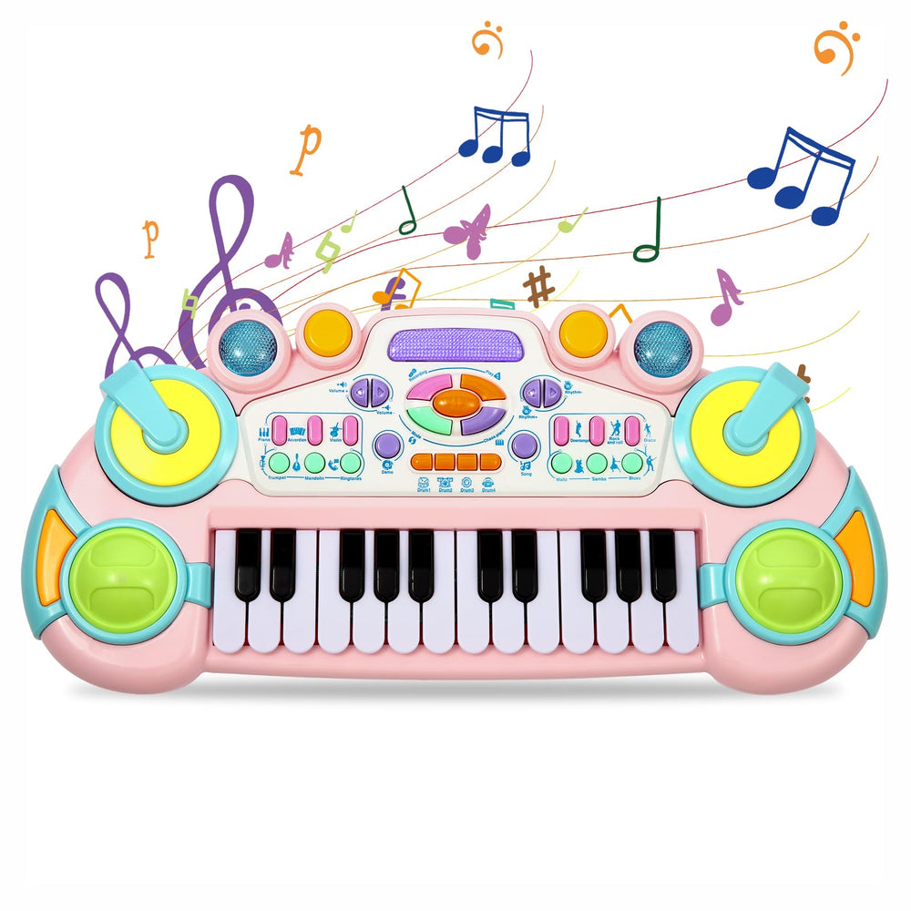 Cozybuy 24-key toddler piano keyboard invites early music play and exploration.