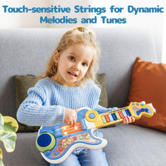 Cozybuy Toddlers Guitar built-in rhythms and sounds encourage creativity