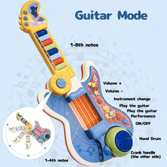 Cozybuy Toddlers Guitar sensor strings protect delicate hands during play