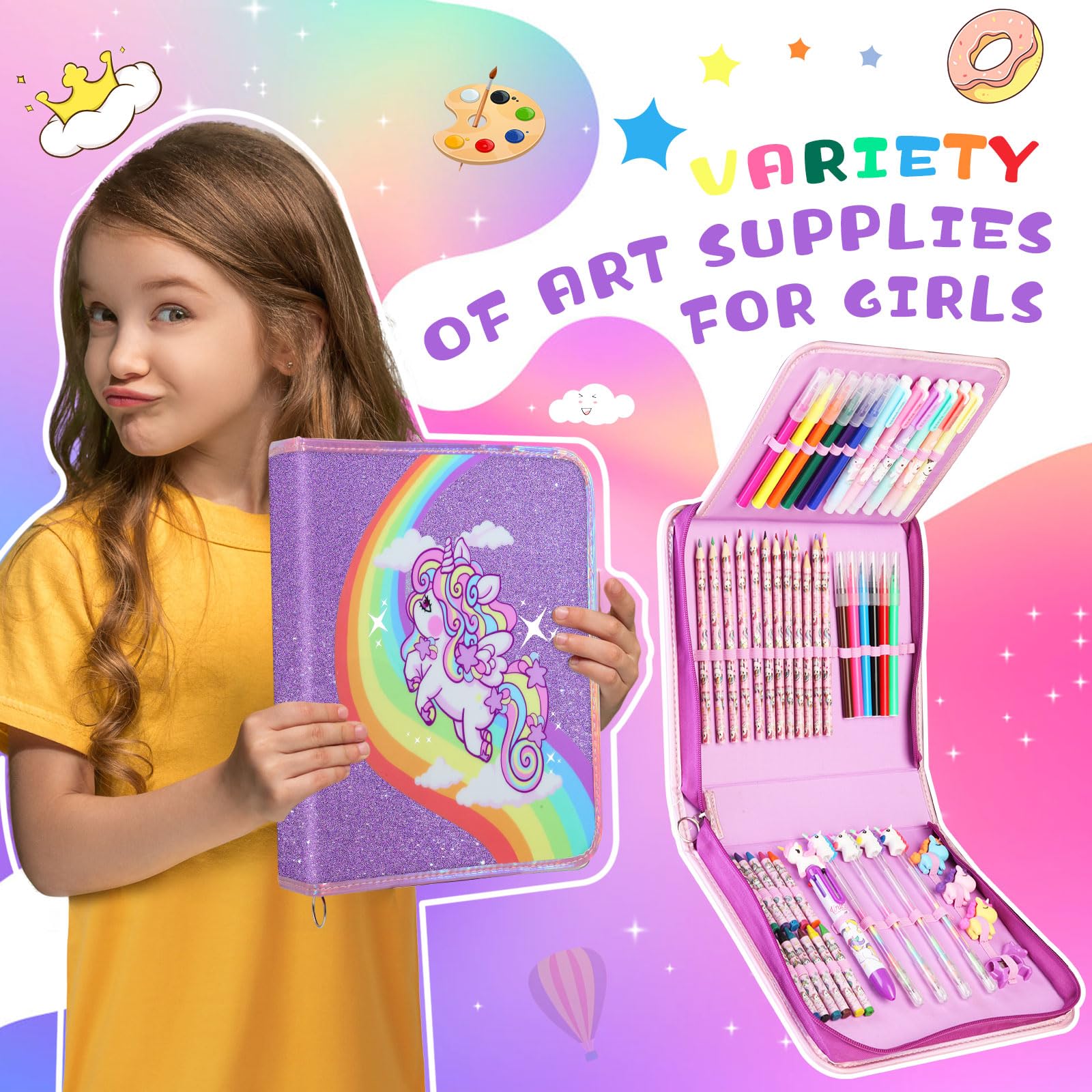 CozyJoyz coloring time with washable markers, easy cleanups after playful art sessions.