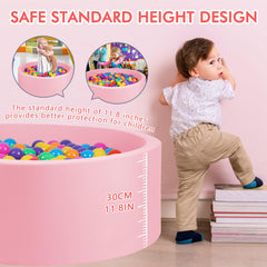 COZYTRAUM ball pit pink zipper cover easy to clean