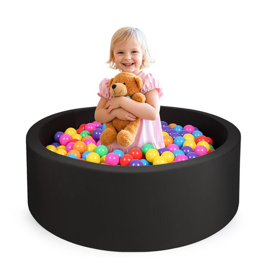 COZYTRAUM foam ball pit with 35in x 13in footprint for safe, soft play