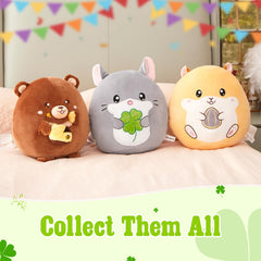 CozyWorld chinchilla pillow size 13x11x9 inches suitable for bed.