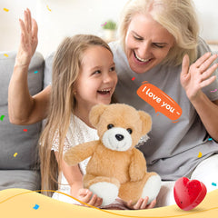 CozyWorld heartbeat bear record mode, captures memories in cuddly form.