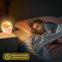 CPLA Moon Lamp USB rechargeable battery for easy charging and portability.