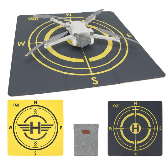 CQT Drone Landing Pad folded 17in with quick setup on any surface